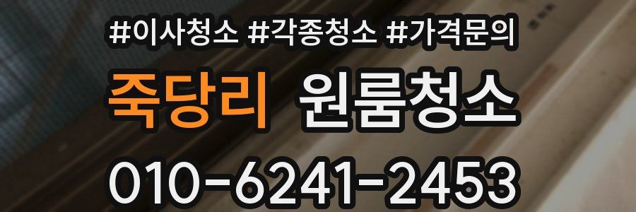 죽당리 이사청소