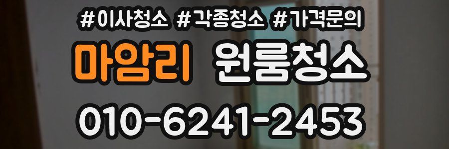 마암리 이사청소