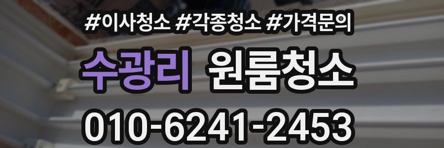 수광리 이사청소