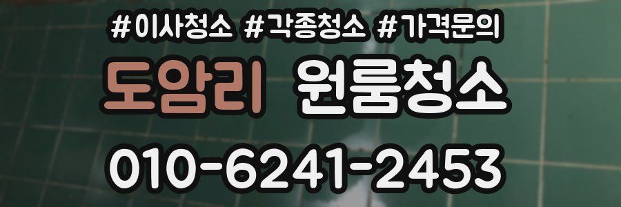 도암리 이사청소