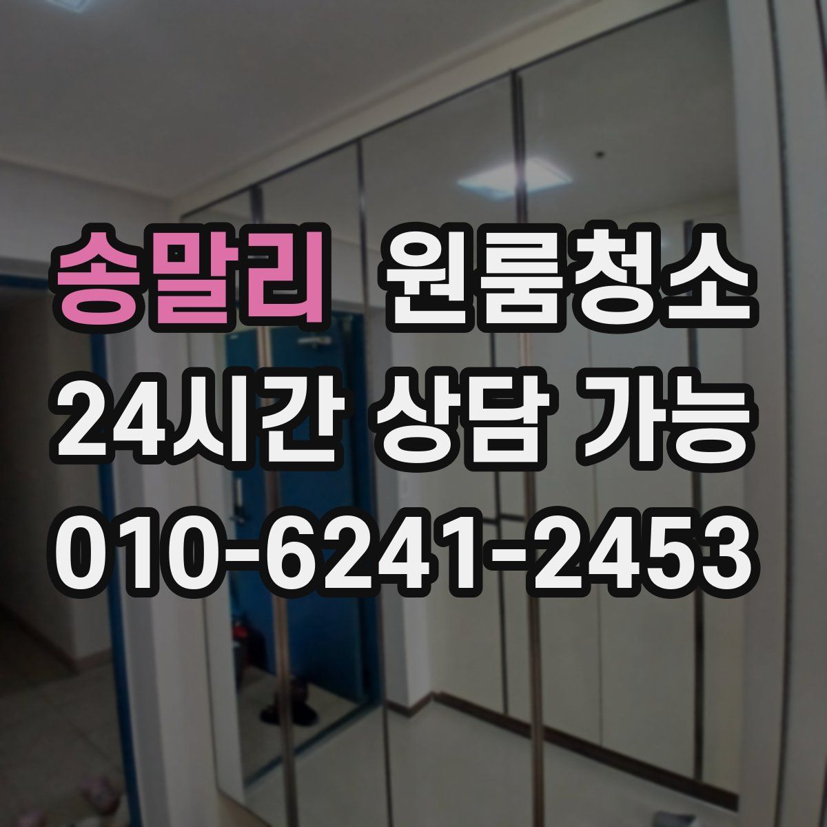 송말리 원룸청소