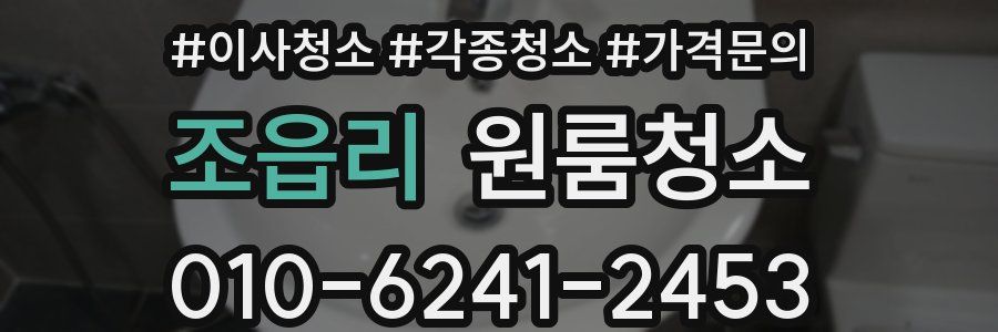 조읍리 이사청소