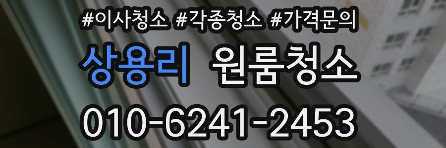 상용리 이사청소