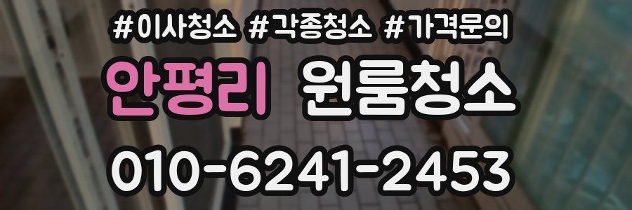 안평리 이사청소