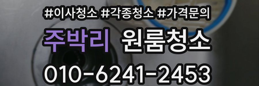 주박리 이사청소