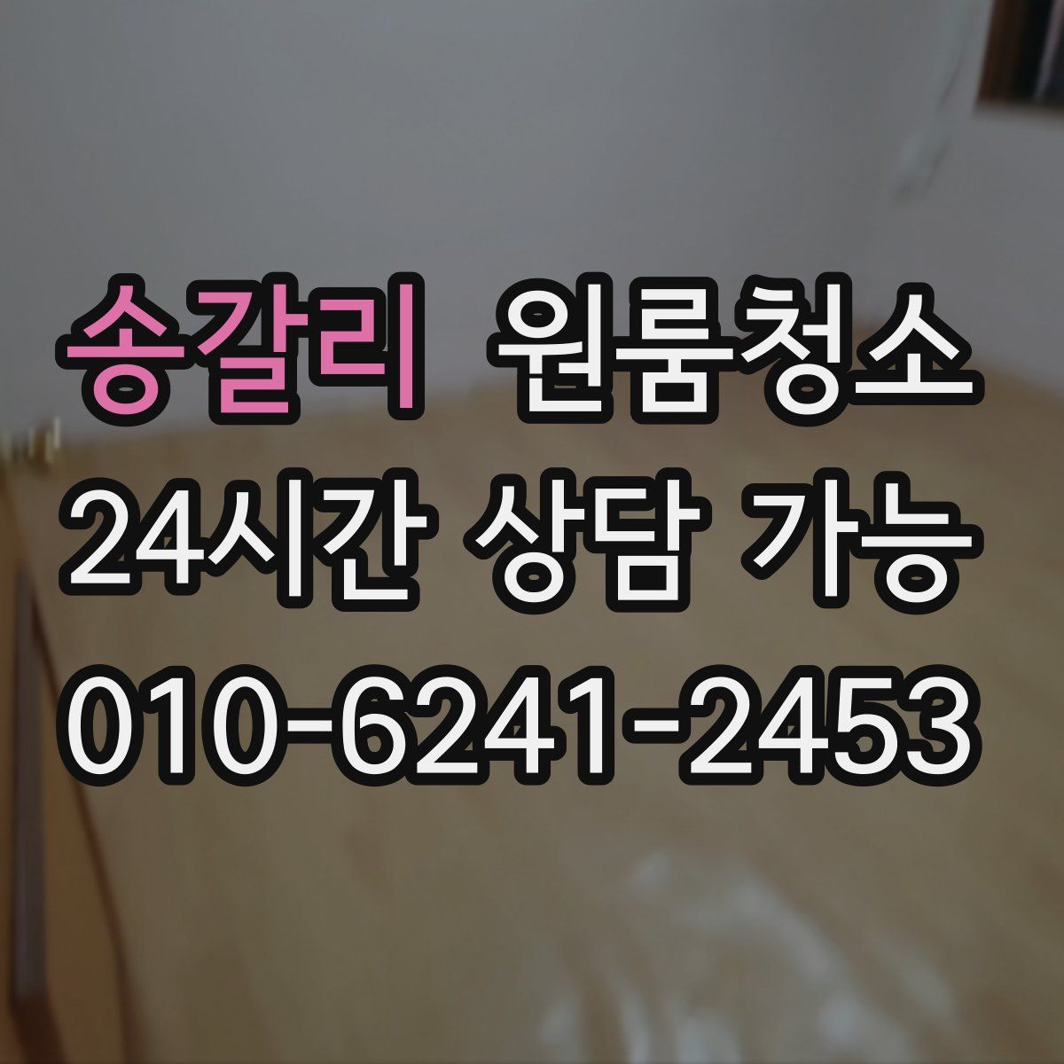 송갈리 원룸청소