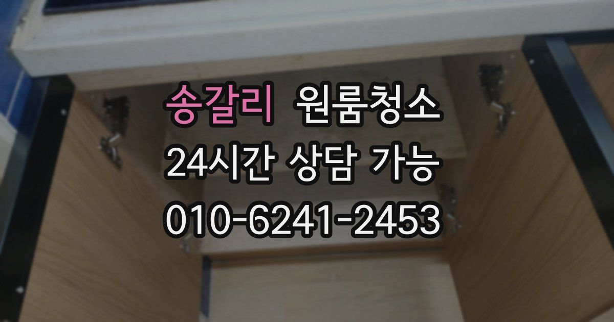 송갈리 입주청소