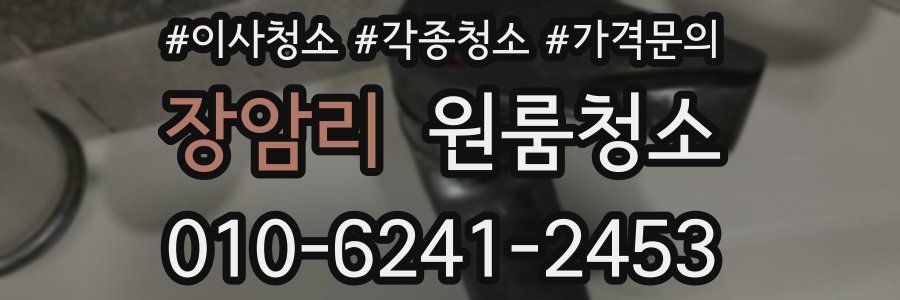 장암리 이사청소