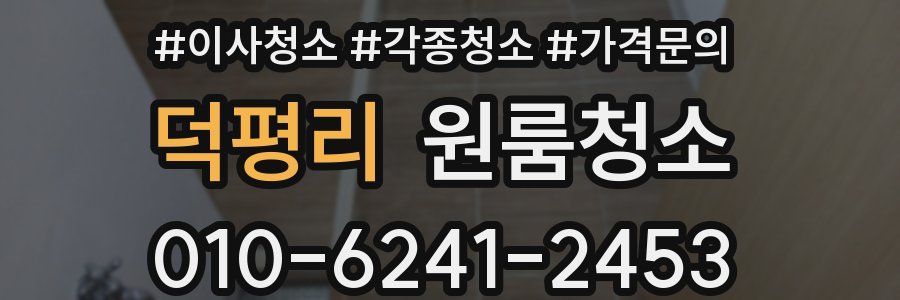 덕평리 이사청소