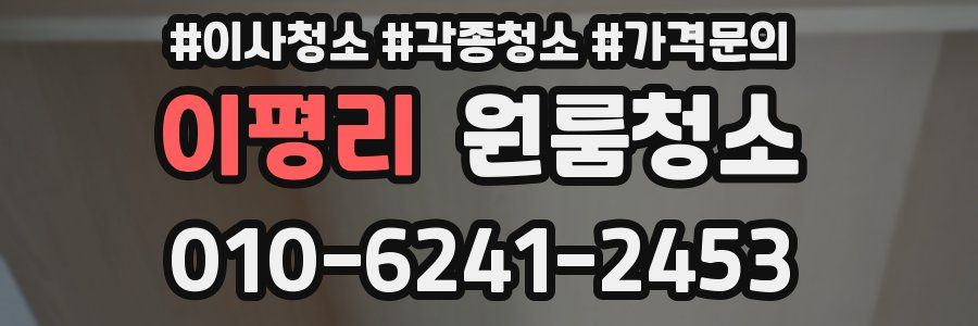 이평리 이사청소