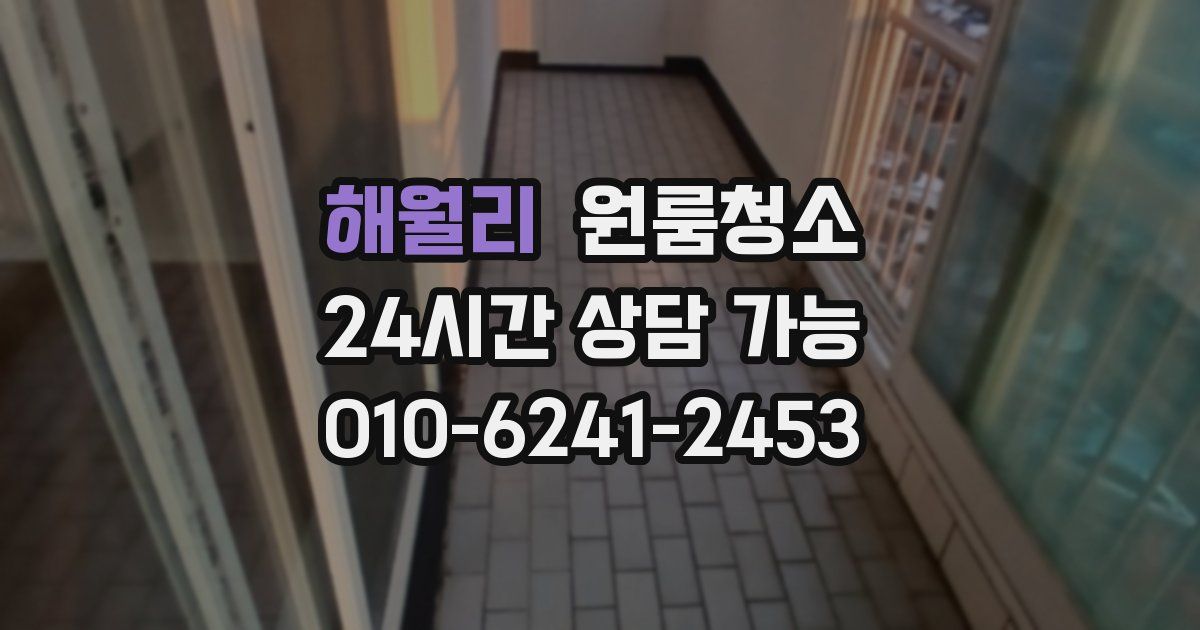 해월리 입주청소