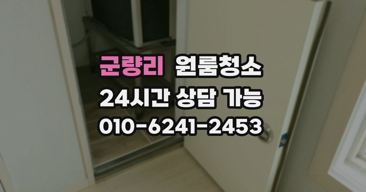 군량리 입주청소