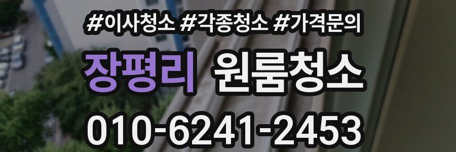 장평리 이사청소