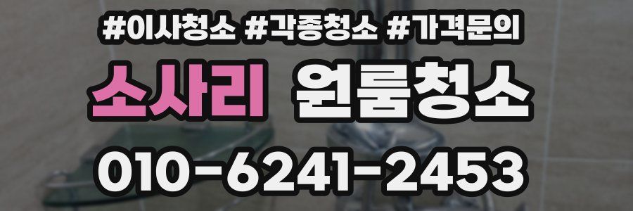 소사리 이사청소