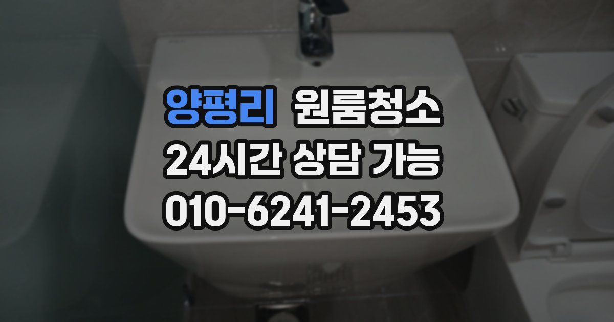 양평리 입주청소