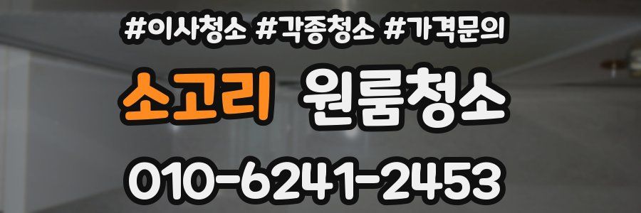 소고리 이사청소