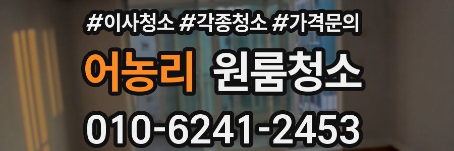 어농리 이사청소