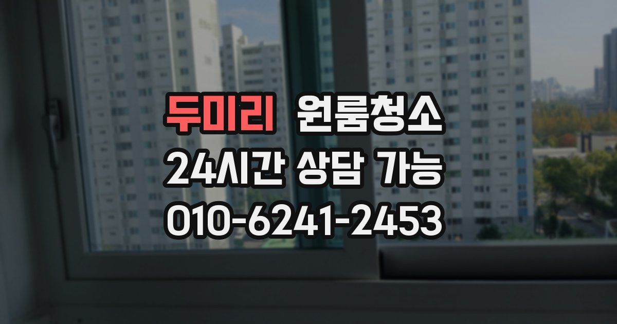 두미리 입주청소