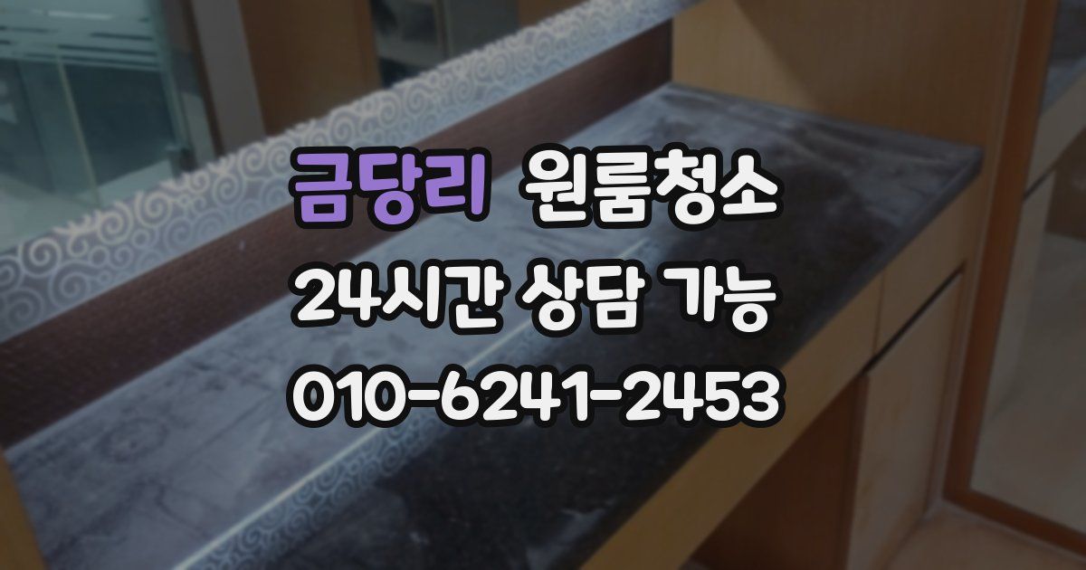 금당리 입주청소