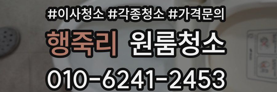 행죽리 이사청소