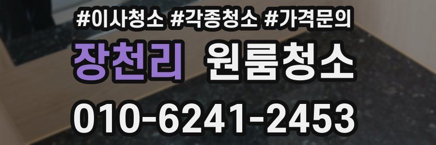 장천리 이사청소