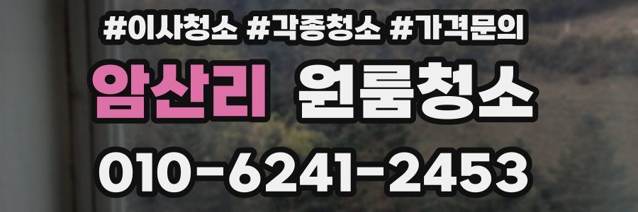 암산리 이사청소