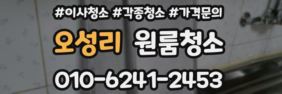 오성리 이사청소