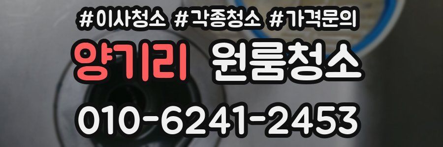 양기리 이사청소