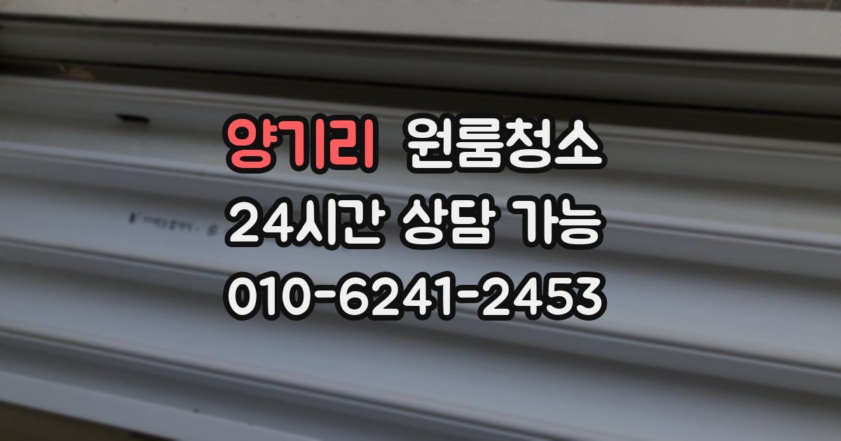 양기리 입주청소