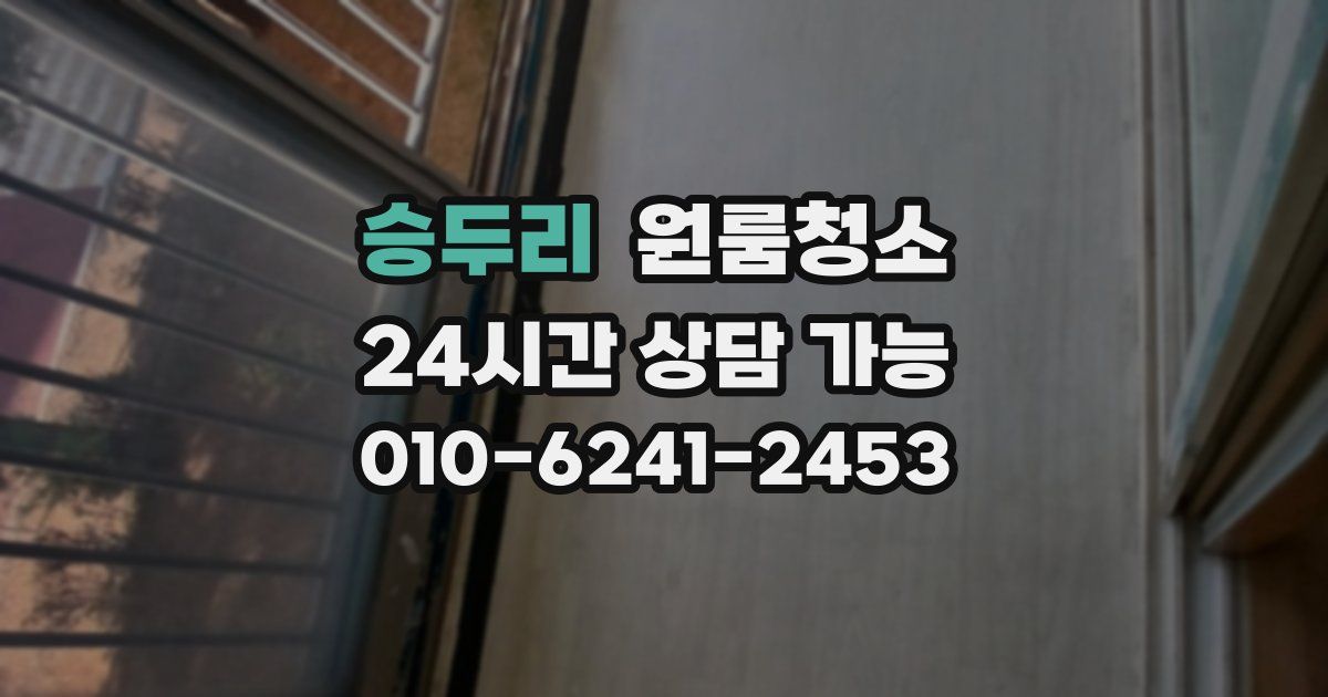 승두리 입주청소