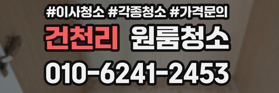 건천리 이사청소