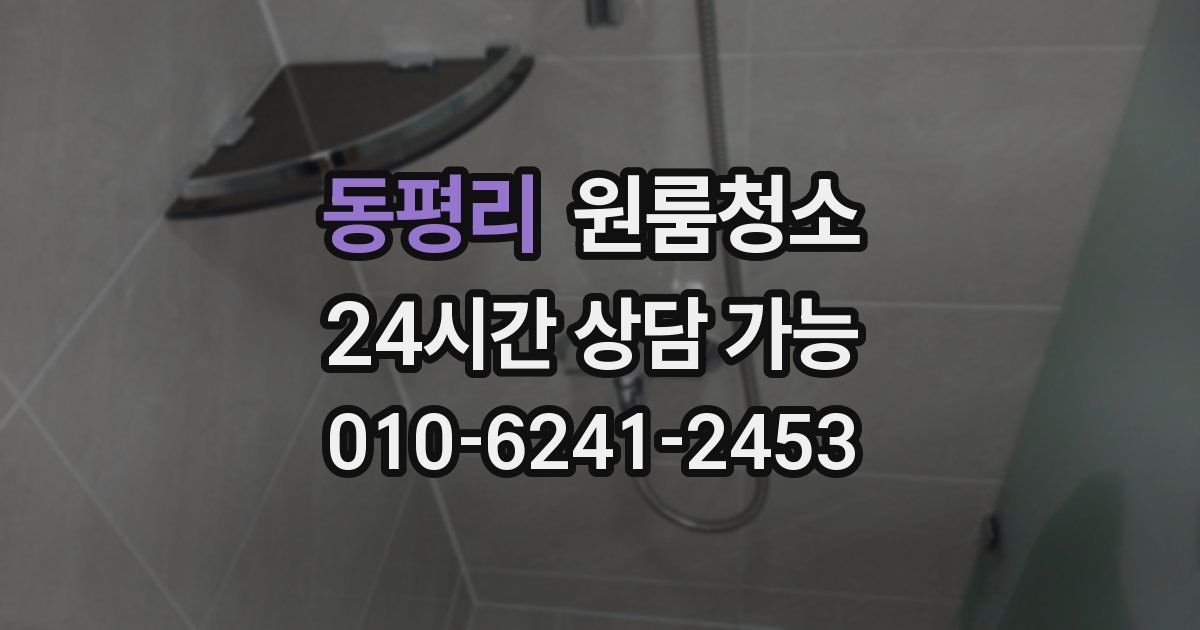 동평리 입주청소