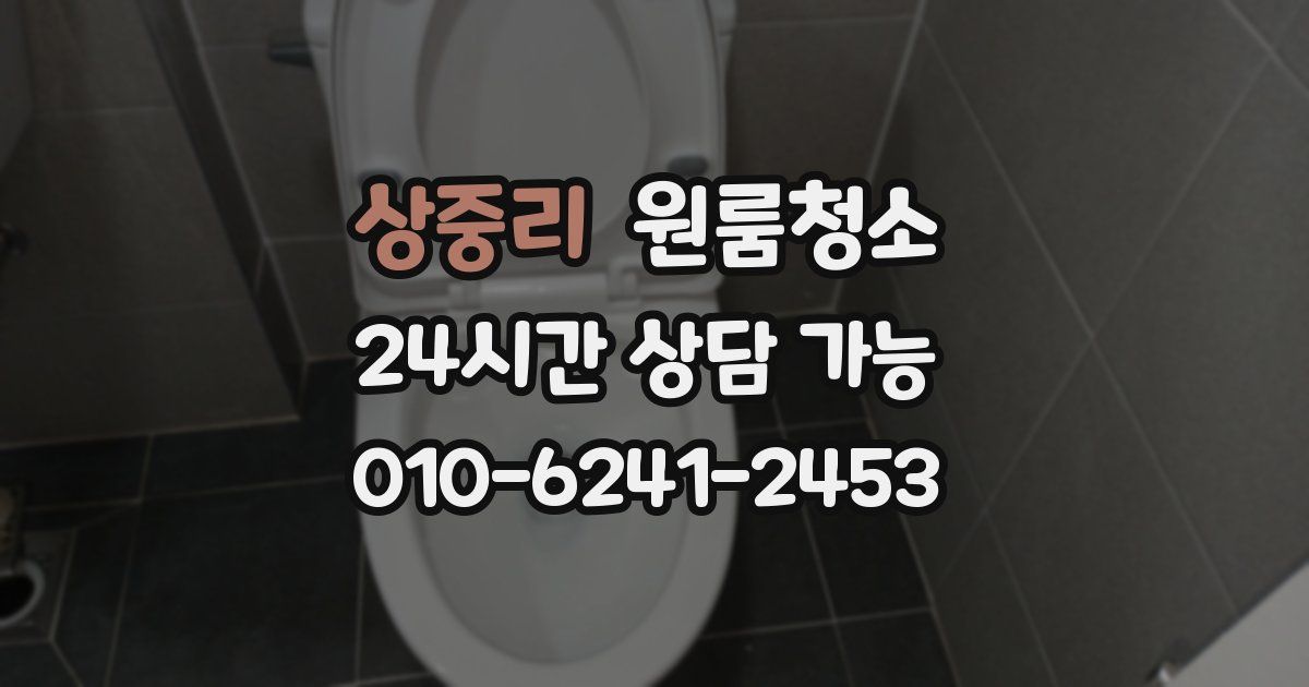 상중리 입주청소