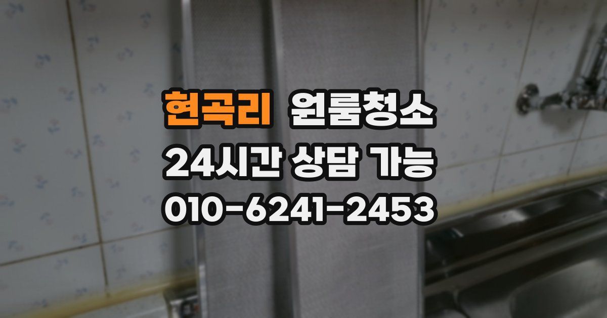 현곡리 입주청소