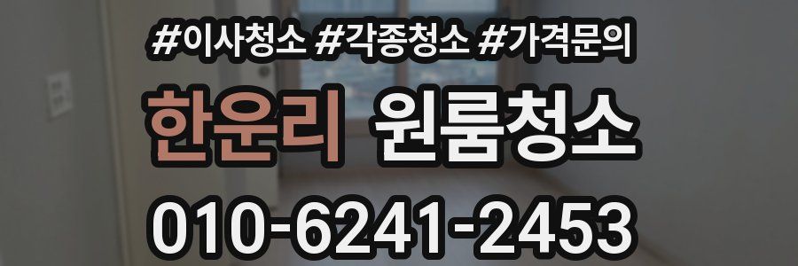 한운리 이사청소