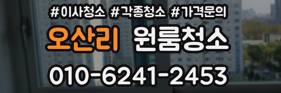 오산리 이사청소