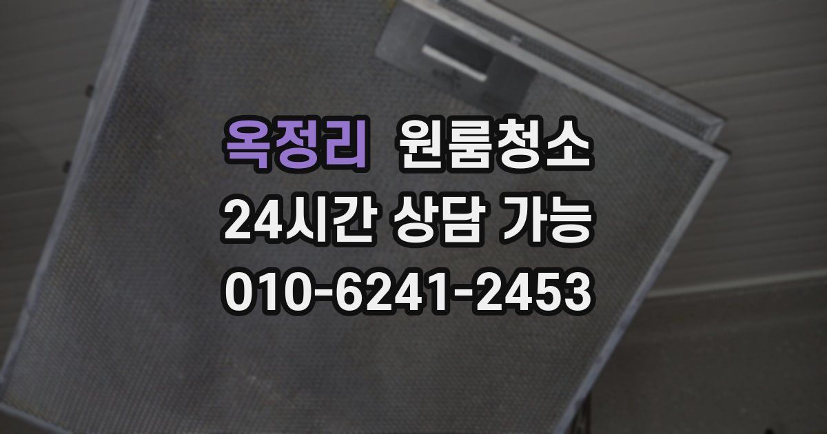 옥정리 입주청소