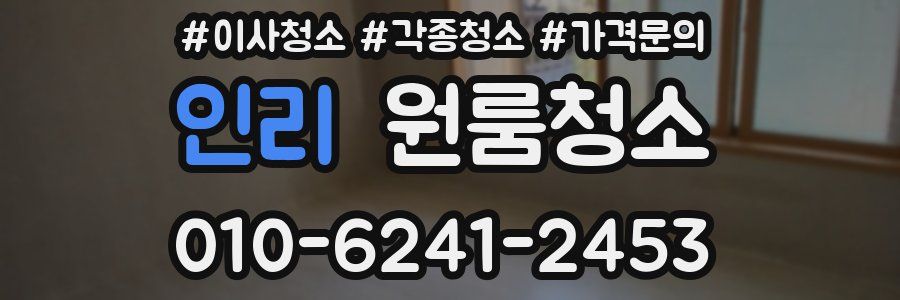 인리 이사청소