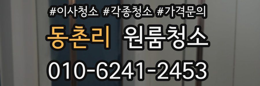 동촌리 이사청소