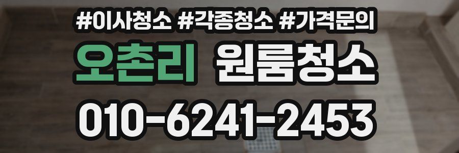 오촌리 이사청소