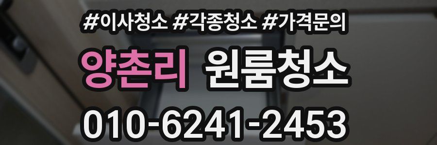 양촌리 이사청소