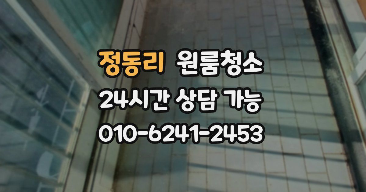 정동리 입주청소