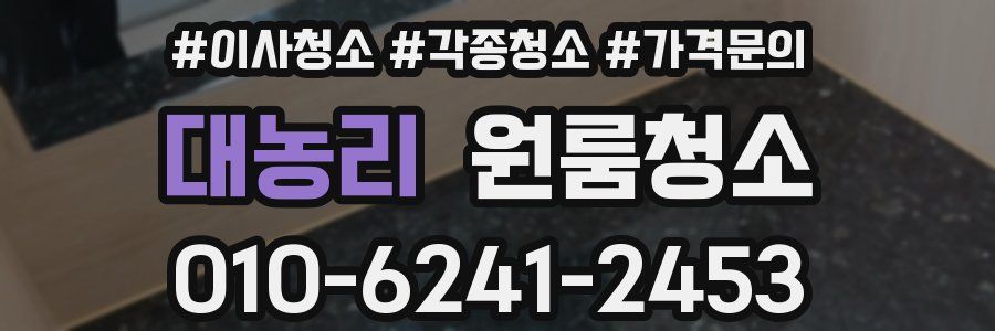 대농리 이사청소