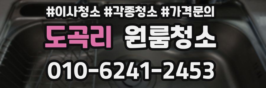 도곡리 이사청소