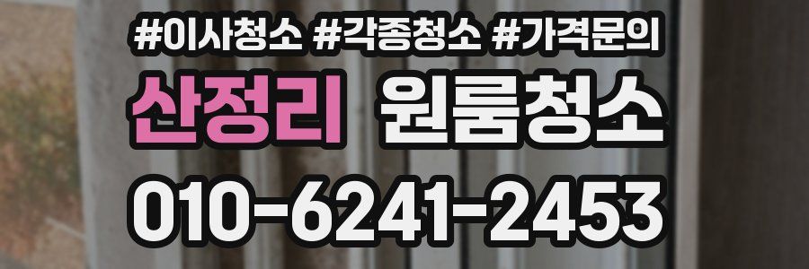 산정리 이사청소