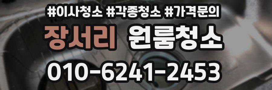 장서리 이사청소