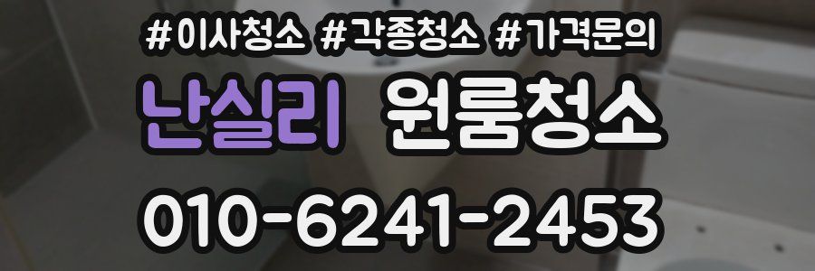 난실리 이사청소