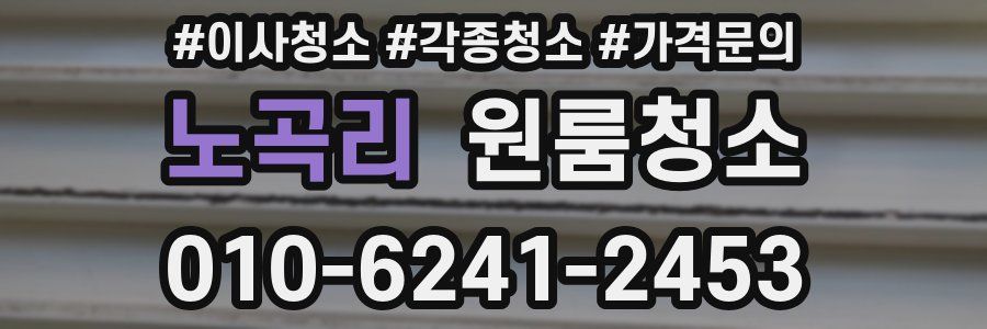 노곡리 이사청소