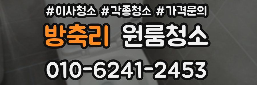 방축리 이사청소