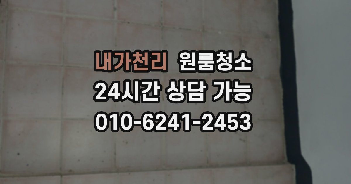 내가천리 입주청소